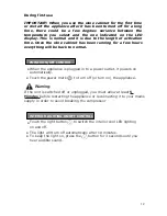 Preview for 12 page of Baumatic BWCDZ150GL User Manual