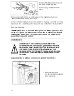 Предварительный просмотр 28 страницы Baumatic BWD1100W User Manual