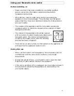 Предварительный просмотр 11 страницы Baumatic BWE41BL Instruction Manual