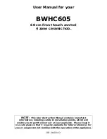 Предварительный просмотр 1 страницы Baumatic BWHC605 User Manual