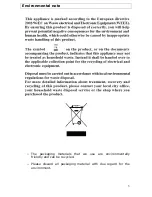 Предварительный просмотр 3 страницы Baumatic BWHC605 User Manual