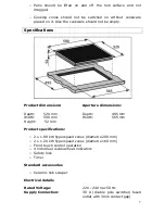 Предварительный просмотр 7 страницы Baumatic BWHC605 User Manual