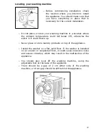 Предварительный просмотр 27 страницы Baumatic BWM1216W Instruction Manual