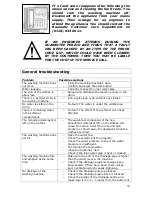 Предварительный просмотр 32 страницы Baumatic BWM1216W Instruction Manual