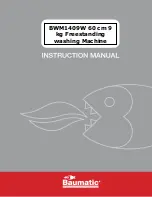 Baumatic BWM1409W Instruction Manual предпросмотр