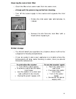 Предварительный просмотр 22 страницы Baumatic BWM1417W Instruction Manual