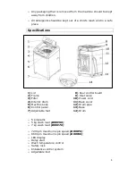 Предварительный просмотр 8 страницы Baumatic BWM50 Instruction Manual