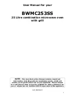 Baumatic BWMC253SS User Manual предпросмотр