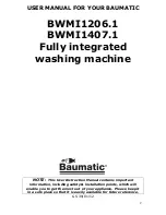 Preview for 2 page of Baumatic BWMI1206.1 Instruction Manual