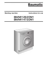 Baumatic BWMI1262DN1 Instructions For Use Manual предпросмотр