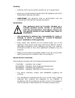 Предварительный просмотр 7 страницы Baumatic BY9006SS User Manual