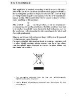 Предварительный просмотр 3 страницы Baumatic BYHC602 User Manual