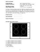 Предварительный просмотр 9 страницы Baumatic BYHI615 User Manual