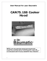 Preview for 2 page of Baumatic CAN75.1SS User Manual