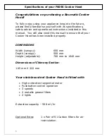 Preview for 4 page of Baumatic F60 SS User Manual