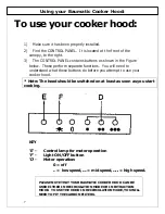 Preview for 8 page of Baumatic F60 SS User Manual