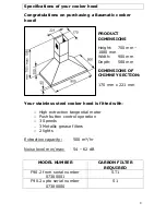 Предварительный просмотр 8 страницы Baumatic F90.2 User Manual