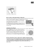 Предварительный просмотр 28 страницы Baumatic FI NC90 Installation, Use And Maintenance Instructions