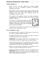 Предварительный просмотр 8 страницы Baumatic GELATO1SS Instruction Manual