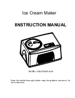 Предварительный просмотр 1 страницы Baumatic GELATO2SS-AUS Instruction Manual