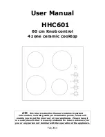 Baumatic HHC601 User Manual предпросмотр