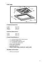 Preview for 8 page of Baumatic HHG610SS User Manual