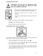 Предварительный просмотр 16 страницы Baumatic HOF600SS User Manual