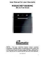 Предварительный просмотр 2 страницы Baumatic MEGACHEF B600MC Instruction Manual