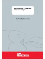 Baumatic MEGAWDSS Instruction Manual preview