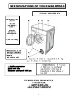 Preview for 4 page of Baumatic MEGAWDSS Instruction Manual