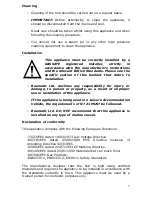 Preview for 7 page of Baumatic OMBRA6BL Instruction Manual