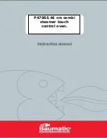 Baumatic P470SS User Manual предпросмотр