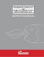 Baumatic P611BS Instruction Manual предпросмотр