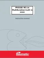 Baumatic P901SS Instruction Manual предпросмотр