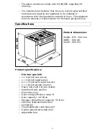 Preview for 9 page of Baumatic PCC9120SS Insrtruction Manual