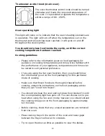 Preview for 19 page of Baumatic PCC9120SS Insrtruction Manual