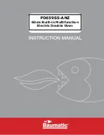 Baumatic PD659SS-ANZ Instruction Manual предпросмотр