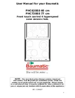 Предварительный просмотр 2 страницы Baumatic PHC620SS Instruction Manual