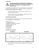 Предварительный просмотр 23 страницы Baumatic PHC620SS Instruction Manual