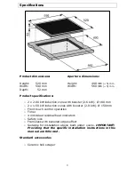 Preview for 9 page of Baumatic PI645 Instruction Manual