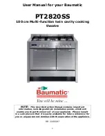 Preview for 2 page of Baumatic PT2820SS User Manual