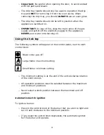 Preview for 21 page of Baumatic PT2820SS User Manual