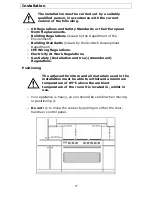 Preview for 27 page of Baumatic PT2820SS User Manual