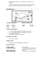 Preview for 8 page of Baumatic PVC2SS Pythagora User Manual