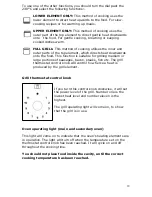 Предварительный просмотр 19 страницы Baumatic Pythagora P760SS User Manual