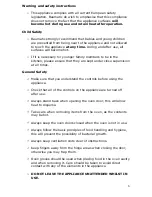 Preview for 6 page of Baumatic Royal Chiantishire BRC2BDY User Manual