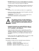 Preview for 8 page of Baumatic Royal Chiantishire BRC2BDY User Manual