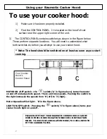 Предварительный просмотр 8 страницы Baumatic STD6.1 User Manual