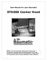 Предварительный просмотр 2 страницы Baumatic STD6SS User Manual