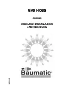 Предварительный просмотр 2 страницы Baumatic Studio Solari AS26SS Instruction Manual